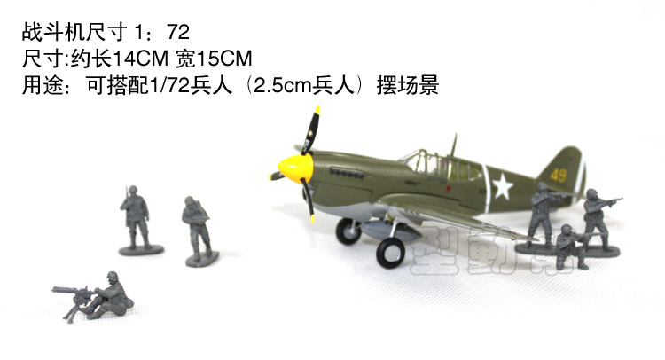 Сборная пластиковая модель немецкого истребителя ВF109 времен Второй Мировой Войны