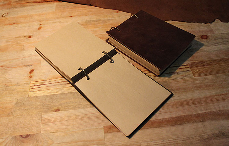 Блокнот из воловьей кожи