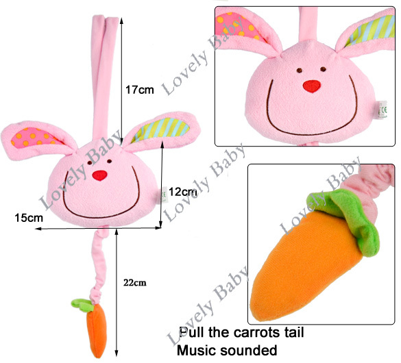 Музыкальный мягкий кролик