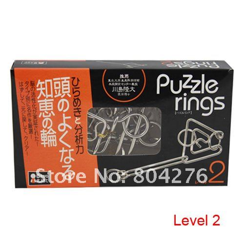 Металлические кольца-магниты с 6 уровнями