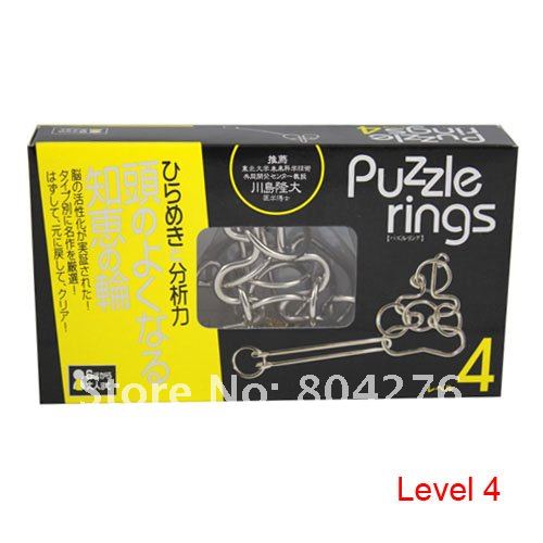 Металлические кольца-магниты с 6 уровнями