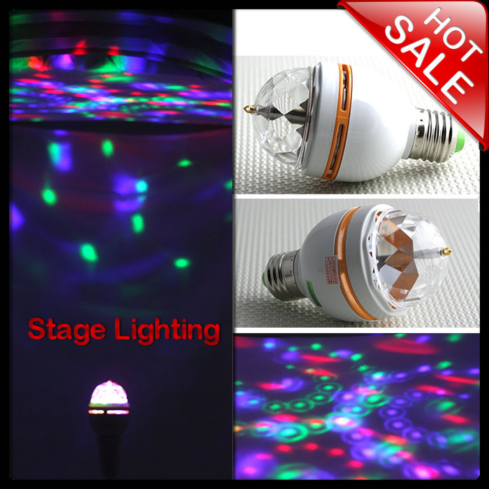 Праздничное вращающееся освещение