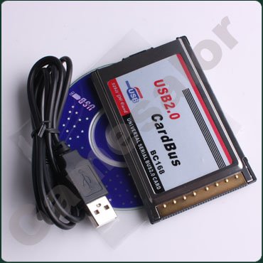         Cardbus, PCMCIA, USB 2.0, 2  480M