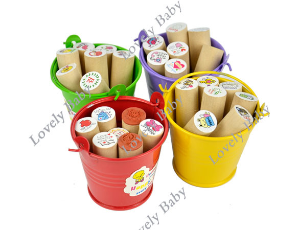 Набор штампов для рисования с чернилами