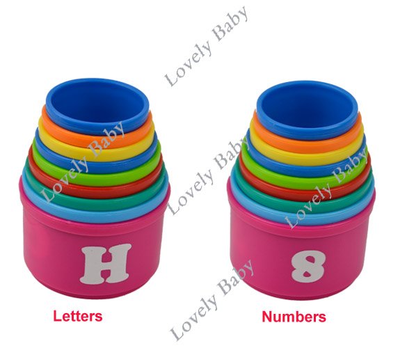 Развивающая игрушка Пирамида, 9 предметов