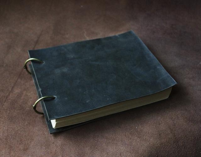 Блокнот из воловьей кожи
