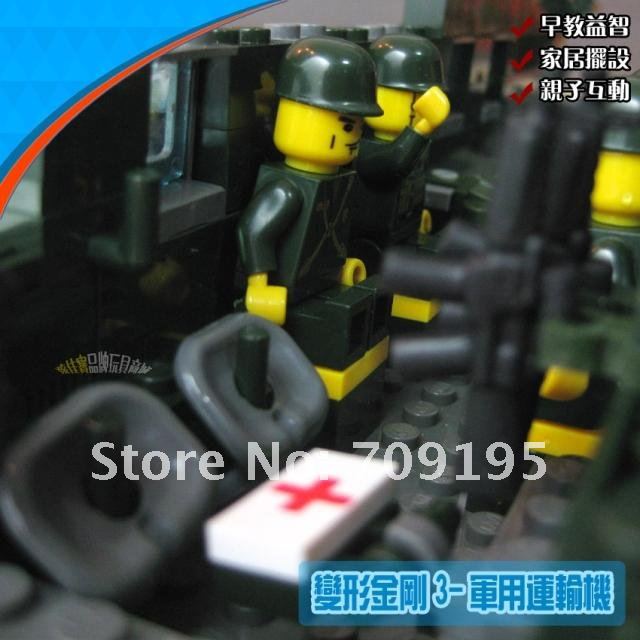 Конструктор военный вертолет, 622 детали