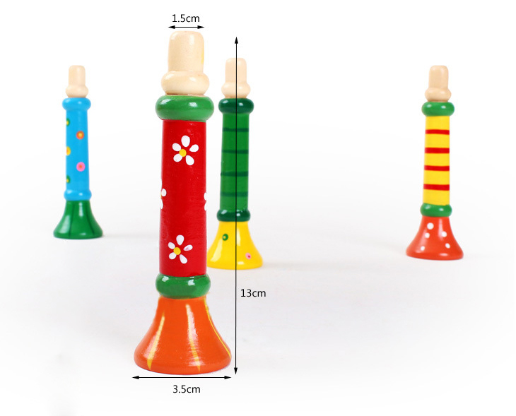 Деревянная детская дудочка FZ1291