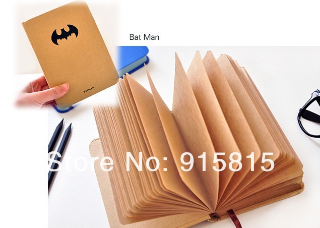 Блокноты со значками Супермена, Бэтмена, Железного человека, Капитана Америки, 4 шт