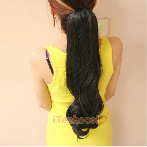 Вьющийся шиньон, 50 см