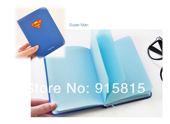 Блокноты со значками Супермена, Бэтмена, Железного человека, Капитана Америки, 4 шт