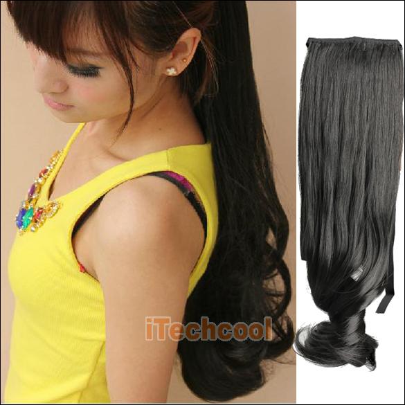 Вьющийся шиньон, 50 см