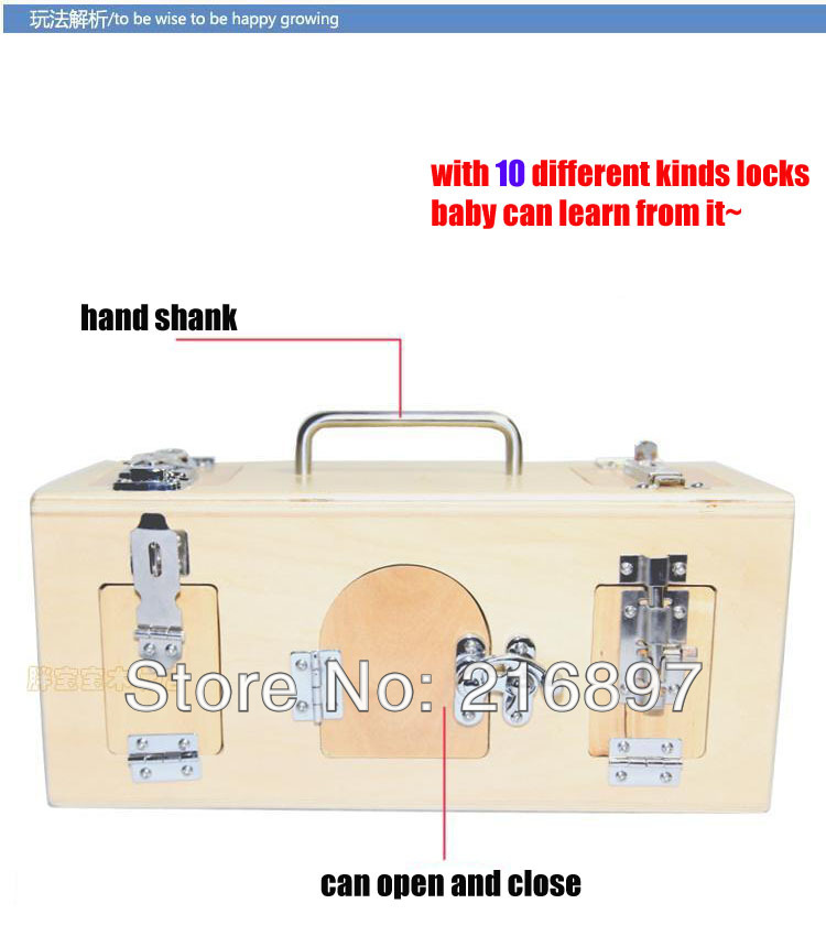 Деревянная коробка с замками