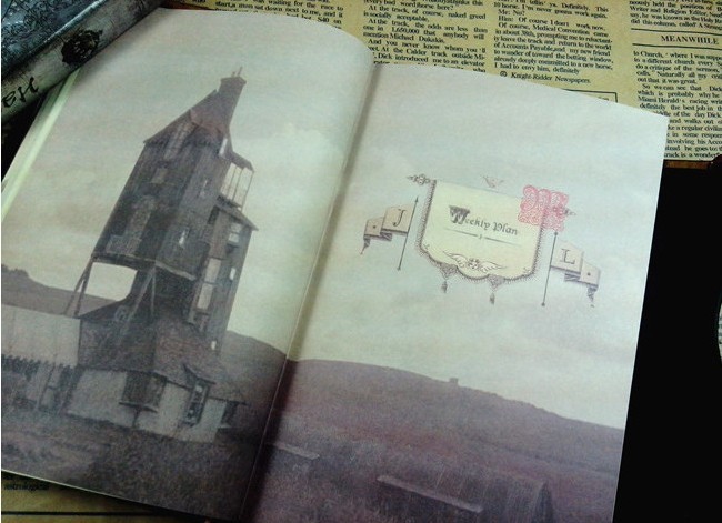 Винтажный блокнот-планировщик с календарем, 4 цвета