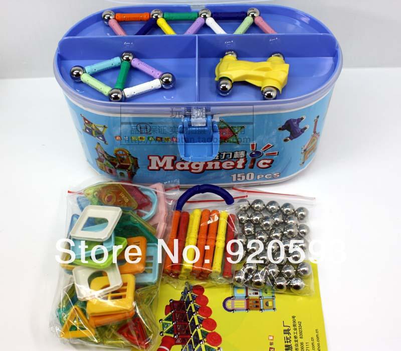 Магнитный конструктор, 150 шт