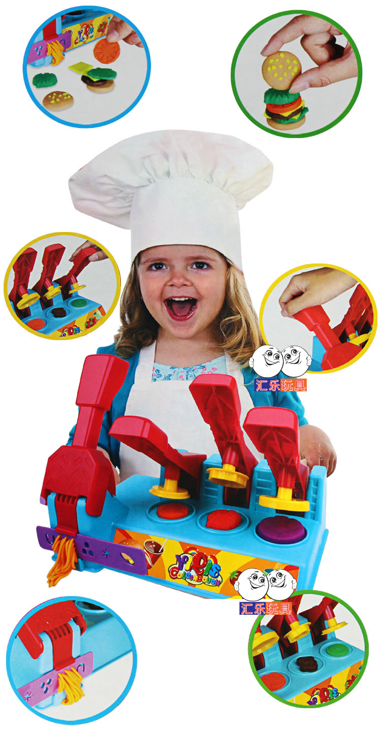 Цветной пластилин, 3D формы и приспособления для игры