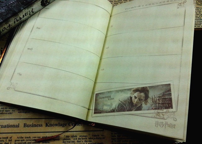 Винтажный блокнот-планировщик с календарем, 4 цвета