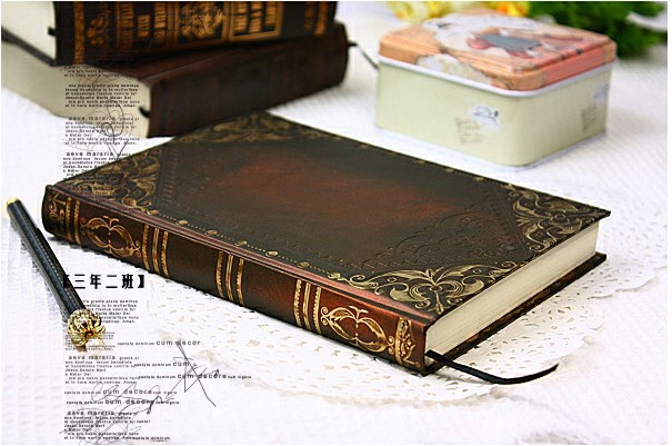 Винтажный блокнот, органайзер, твердый переплет