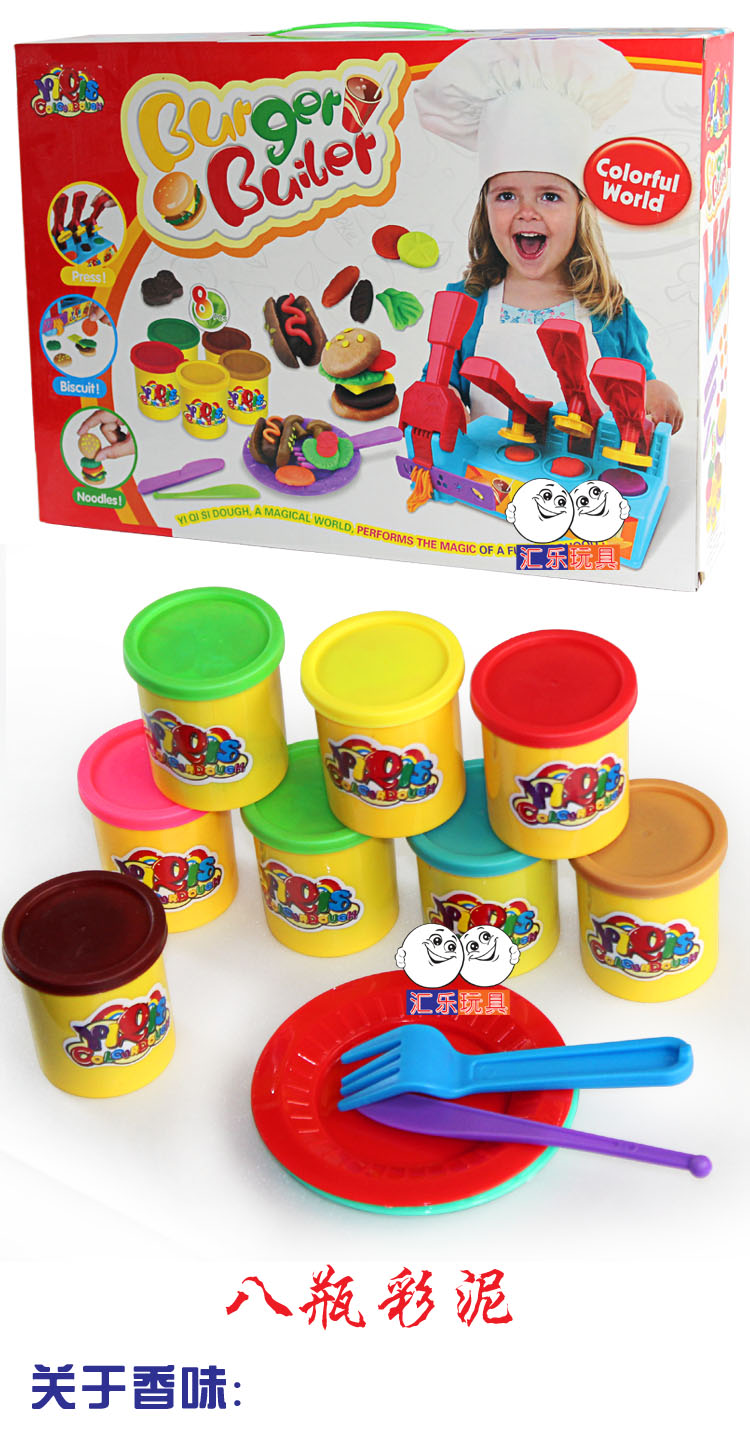 Цветной пластилин, 3D формы и приспособления для игры