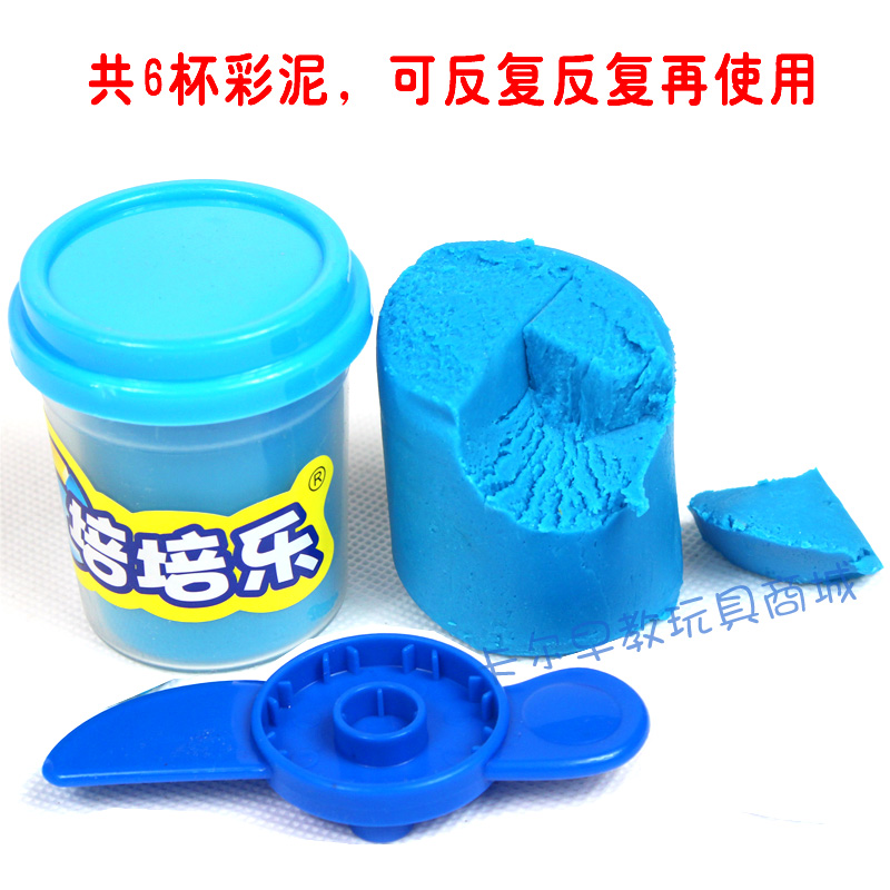 Цветной пластилин, формы и приспособления для игры