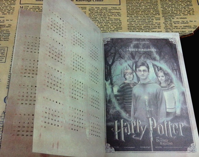 Винтажный блокнот-планировщик с календарем, 4 цвета