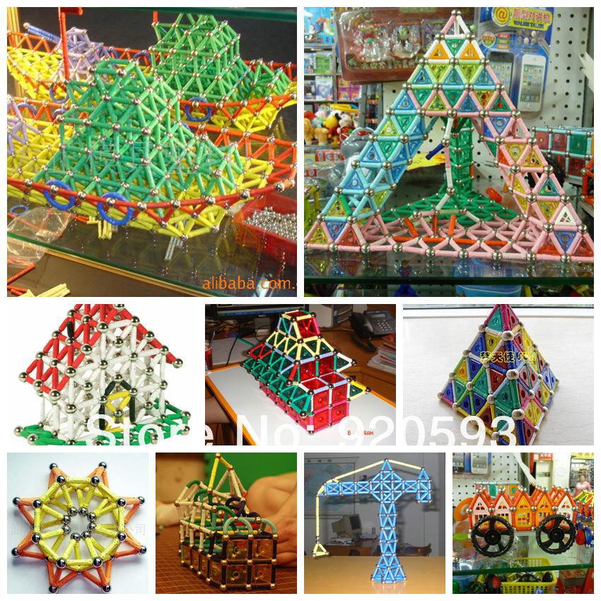 Магнитный конструктор, 150 шт