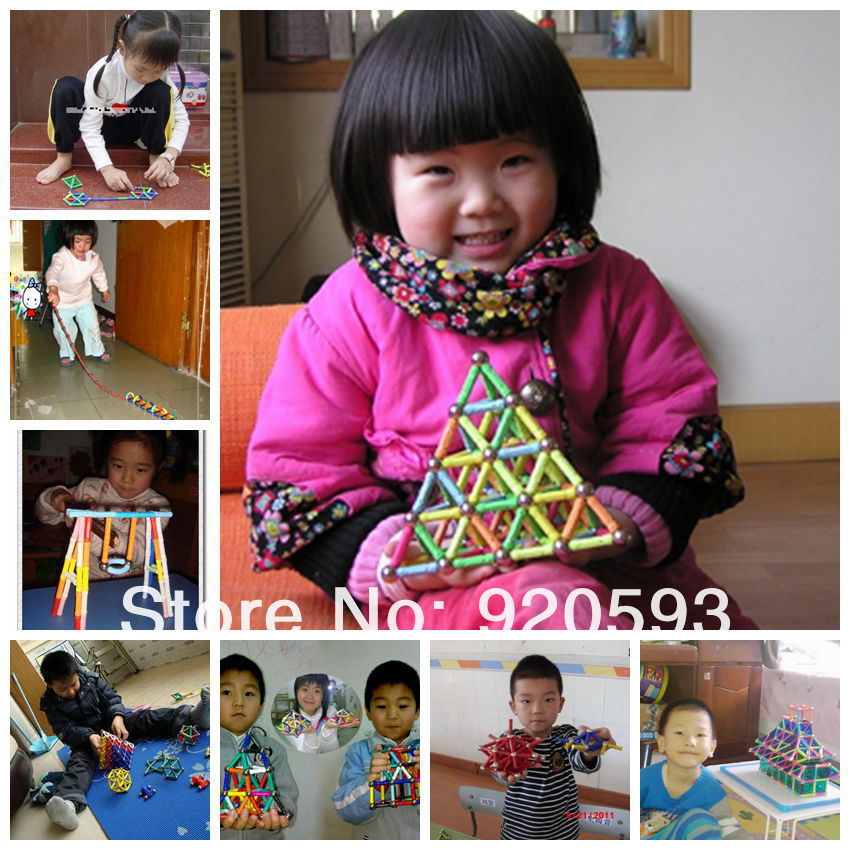 Магнитный конструктор, 150 шт