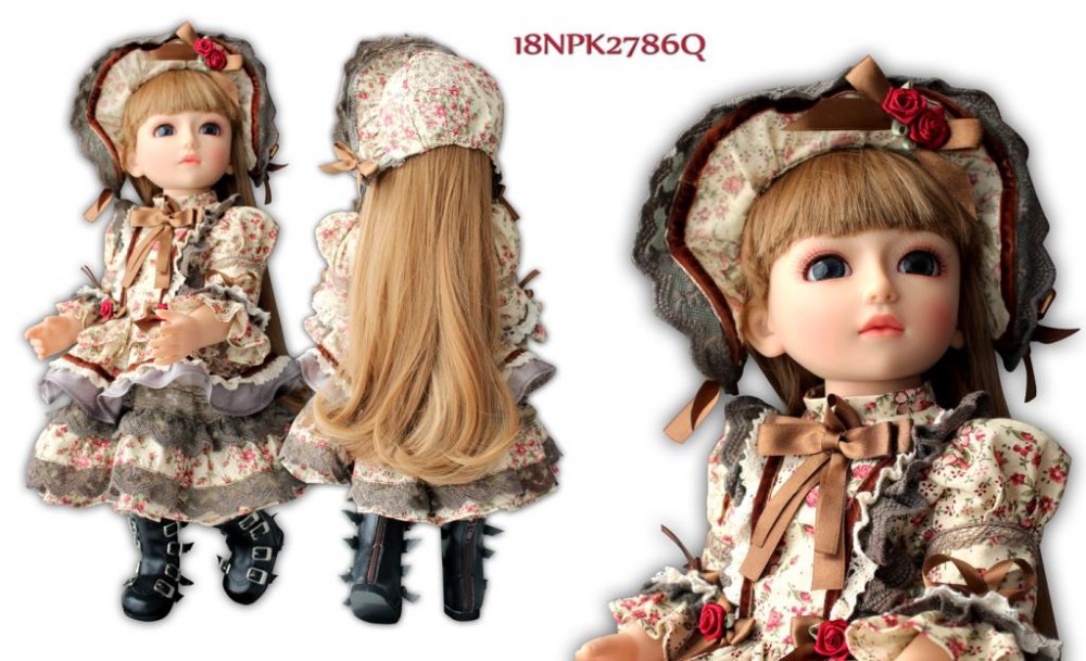 Нарядная винилсиликоновая кукла Adora, 48 см