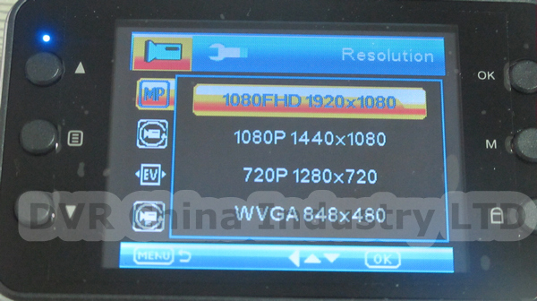   Novatek K6000, 25fps, LCD 