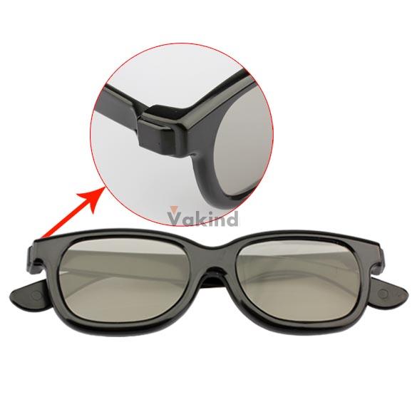 V1NF-классические черные 3D очки для просмотра 