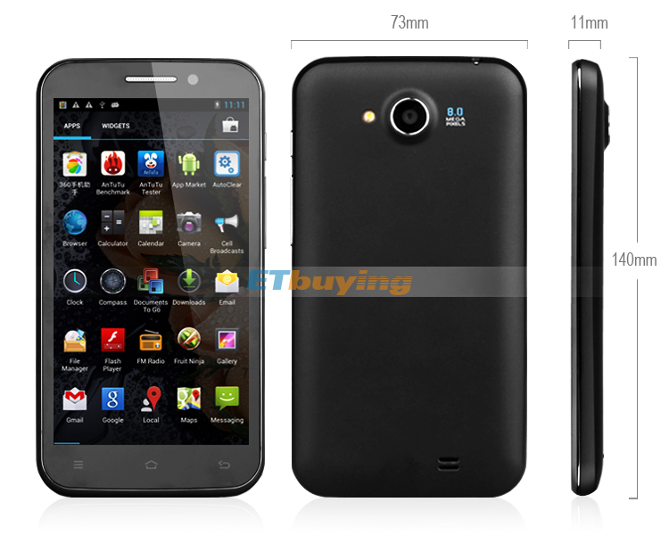 HERO H7500 - , Android 4.1.2, MTK6589 Quad Core 1.2GHz, 5