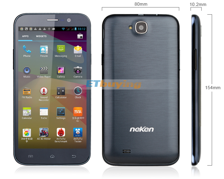 Neken N3 - смартфон, Android 4.1, MTK6589 Quad Core 1.2GHz, 5.7