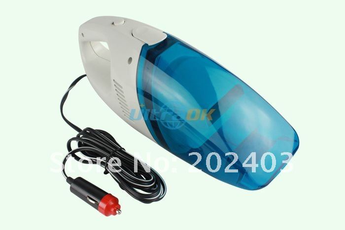 Мощный миниатюрный автомобильный пылесос - 12В, 420 г, питание от автомобильного прикуривателя