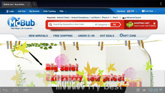 UG007 - Мини-ПК с Android 4.1.1, Dual Core Cortex-A9, 1G RAM, 8G Flash, Wi-Fi, HDMI, Bluetooth