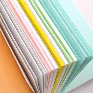 Записная книжка - блокнот с разноцветными страницами