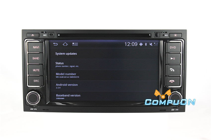   VW TOUAREG T5 MULTIVAN,  Android 2.3, HD- 1080P, 3G, WiFi, DVD, GPS 