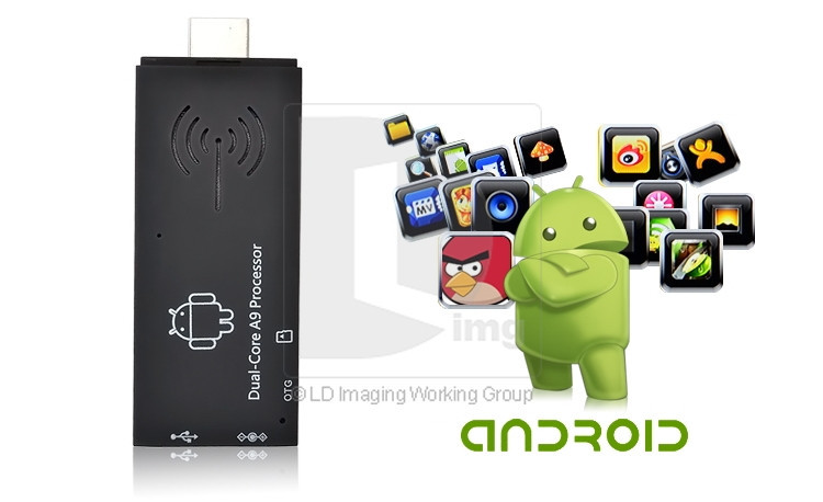 MK806 – ТВ приемник, Android 4.1, двухъядерный процессор Cortex-A9 1.6Ghz, WI-FI, MINI HDMI, 4ГБ