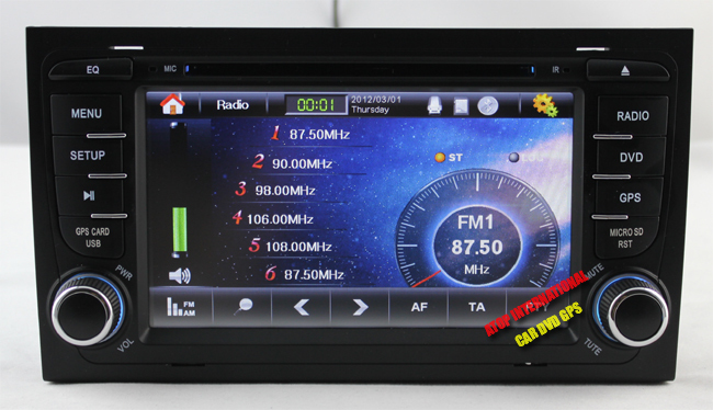CANBUS -   Audi A4, DVD, GPS, USB, Bluetooth,  