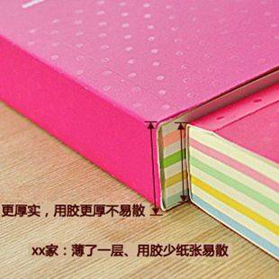 Записная книжка - блокнот с разноцветными страницами