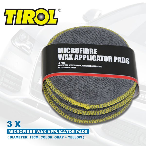 T16360a - набор для уборки помещений и интерьера автомобиля, 9 предметов из микроволокна : 3хТканевые салфетки, 3хВощеных диска, 2 в 1 Чистящая губка, Чистящая рукавица, Чистящий валик.