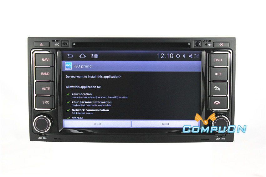   VW TOUAREG T5 MULTIVAN,  Android 2.3, HD- 1080P, 3G, WiFi, DVD, GPS 