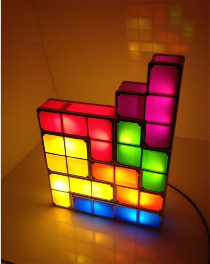 Настольная лампа-тетрис