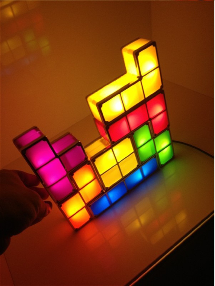 Настольная лампа-тетрис