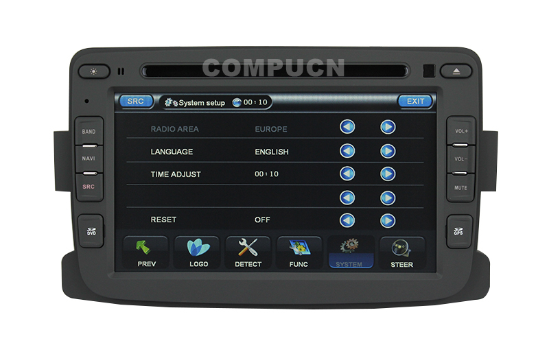 CompuCN CN-A157 -    RENAULT DUSTER SANDERO, WinCE 6.0, DVD, 3G, GPS, , , Bluetooth, iPod