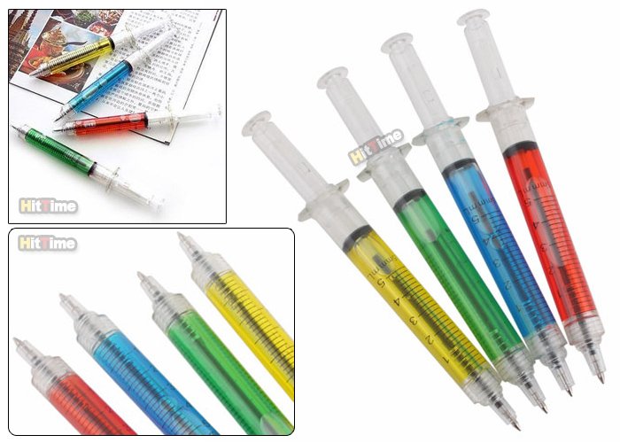 Шариковая ручка в виде шприца