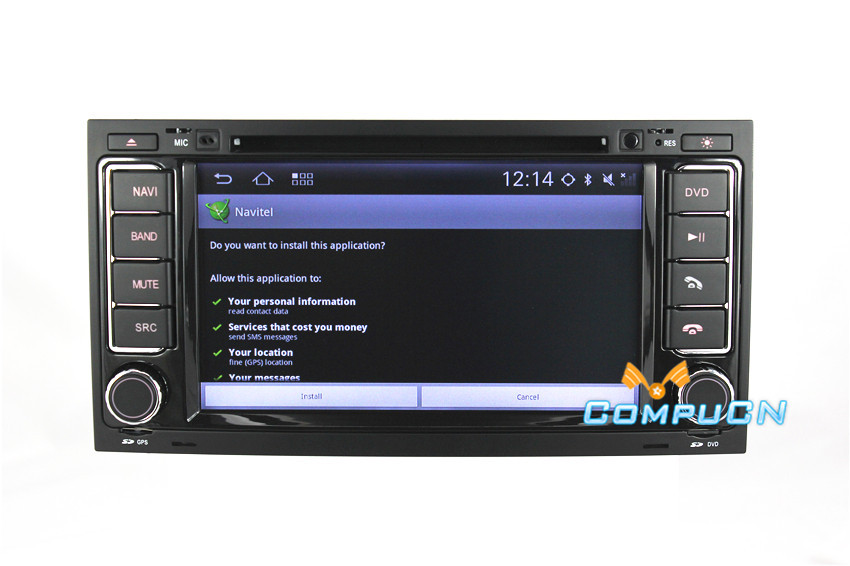   VW TOUAREG T5 MULTIVAN,  Android 2.3, HD- 1080P, 3G, WiFi, DVD, GPS 