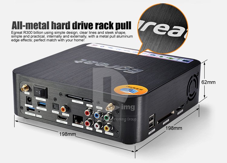 Egreat R300 HD -  , Wi-FI, 3D, Android, DLNA, 3.5 HDD, USB 3.0 