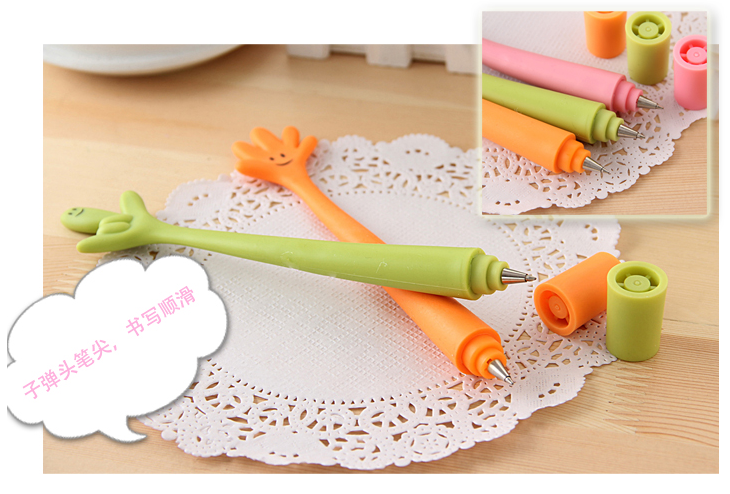 Гнущиеся шариковые ручки в форме позитивных знаков