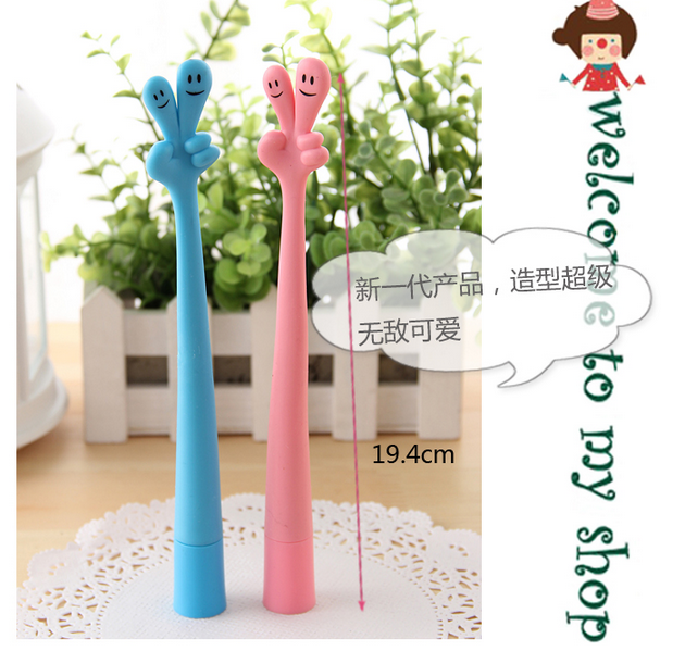 Гнущиеся шариковые ручки в форме позитивных знаков