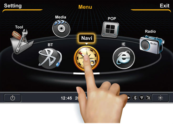 S100 -   Buick Enclave 2008-2012, GPS, DVD, Wifi/3G, TV, Radio